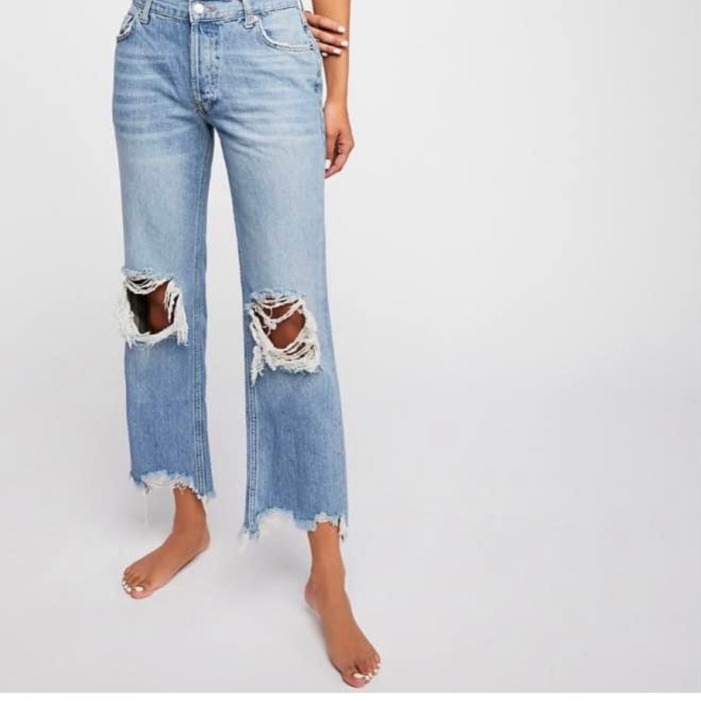 Free People Maggie Mid Rise jeans